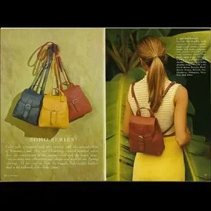 Vtg Coach 4152 red Leather Backpack Coach 4152 leather mini - Gem main image 4